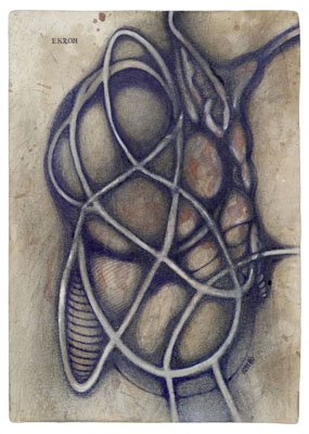 Zeichnung 'Ekron', 1993