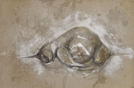Zeichnung 'Schlafendes Einhorn', 1994
