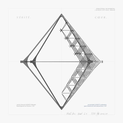 Visualisierung 'SCHOTT Oktaeder, Blatt 2, 2008