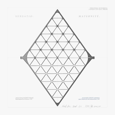 Visualisierung 'SCHOTT Oktaeder, Blatt 3, 2008