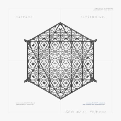 Visualisierung 'SCHOTT Oktaeder, Blatt 5, 2008