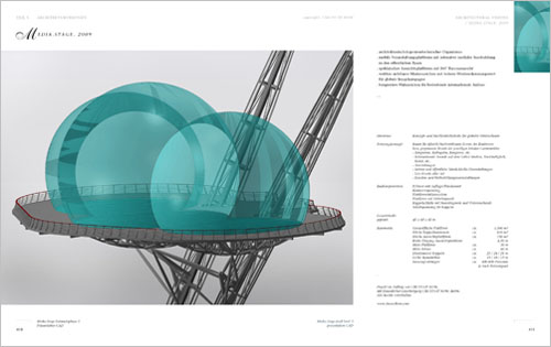 Entwurf MEDIA.STAGE, 2009, CAD-Visualisierung 1